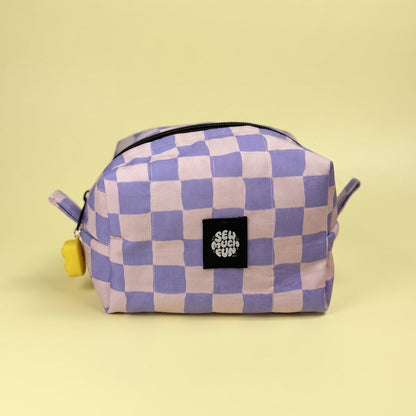 Checkers Lavender Pouch 💜